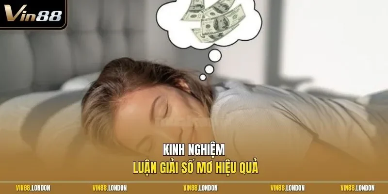 Kinh nghiệm luận giải số mơ hiệu quả
